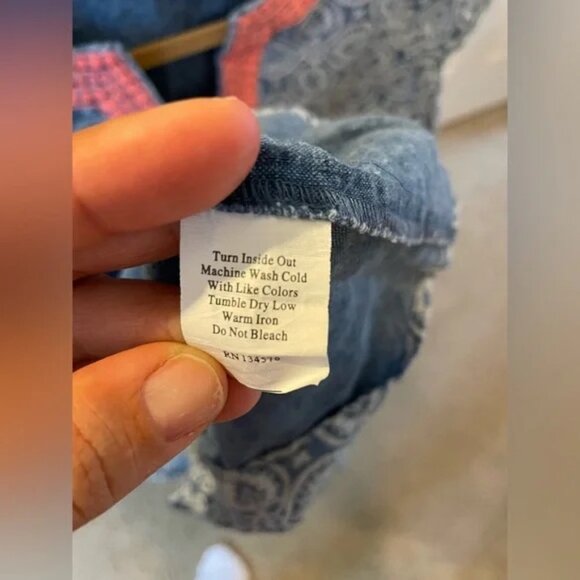 Vineyard Vines Embroidered Coverup Size 0 - Picture 8 of 9